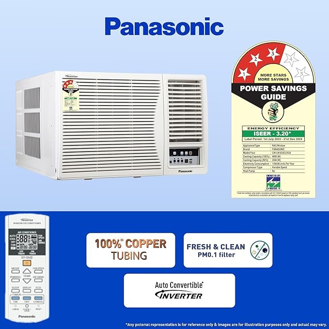 Panasonic 1.5 Ton 3 Star Inverter Window AC - Image 2