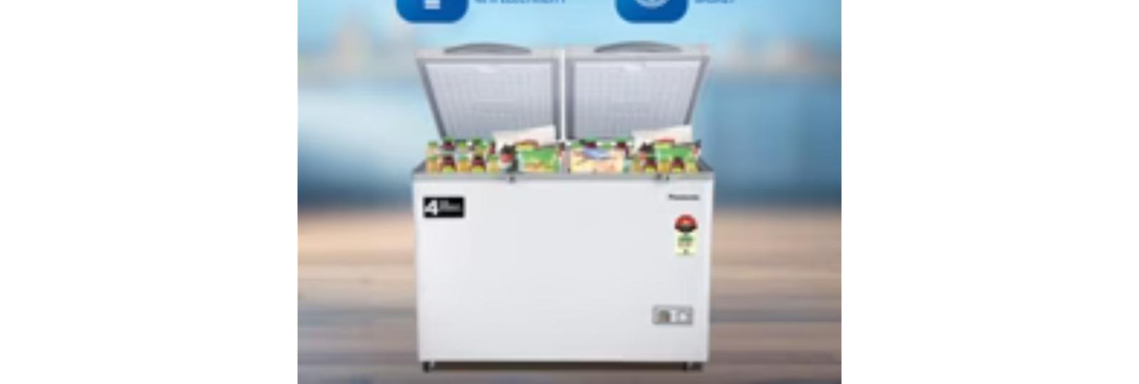 Panasonic 333L- Double Door Convertible Deep Freezer - Image 4