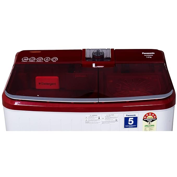 Panasonic 7 kg 5 Star Semi-Automatic Top Loading Washing Machine - Image 2
