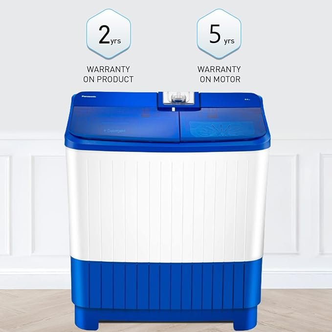 Panasonic 8 kg 5 Star Semi-Automatic Top Loading Washing Machine - Image 2