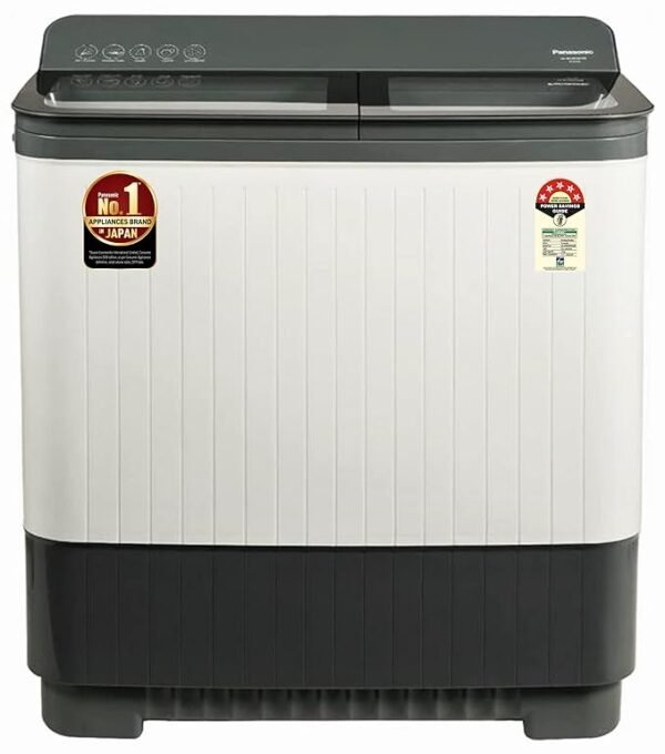 Panasonic 10 kg 5 Star Semi-Automatic Glass Lid Top Loading Washing Machine