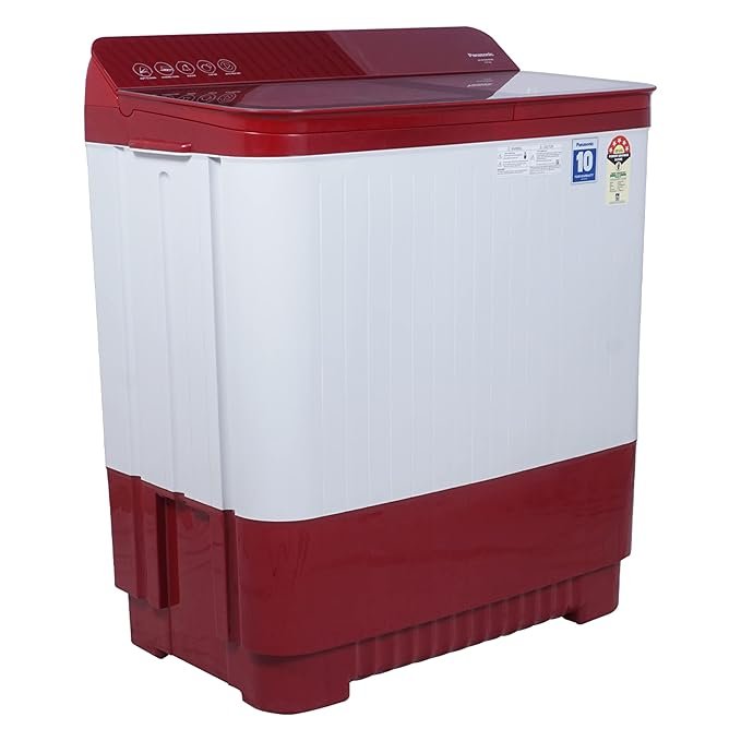 Panasonic 12 kg 5 Star Semi-Automatic Glass Lid Top Loading Washing Machine - Image 2