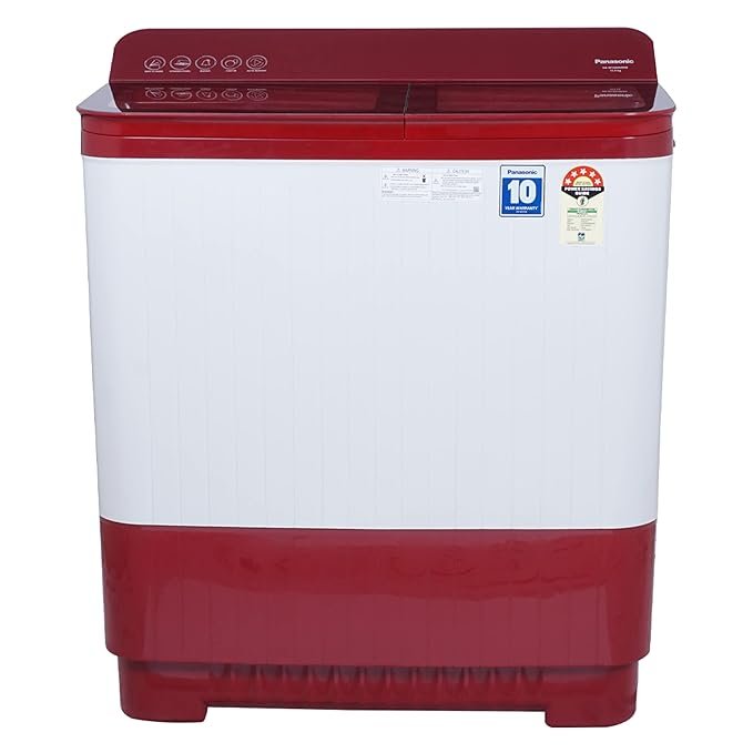 Panasonic 12 kg 5 Star Semi-Automatic Glass Lid Top Loading Washing Machine