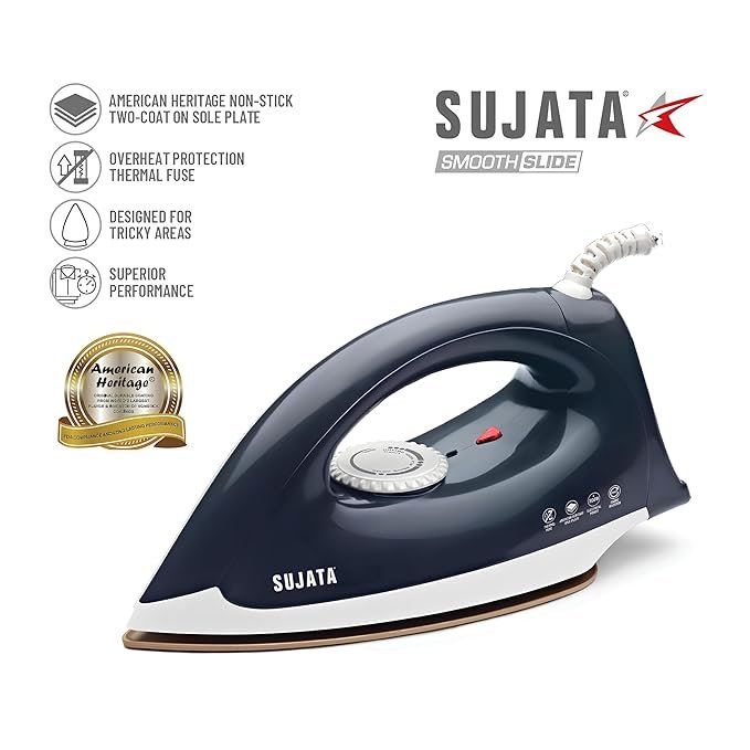 Sujata Smooth Slide 1100 Watts Dry Iron - Image 2