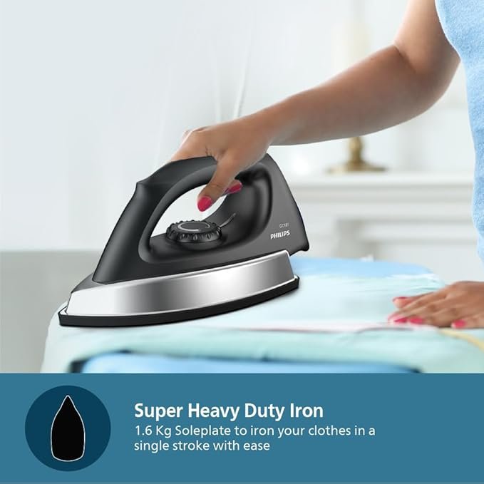 PHILIPS Stainless_Steel Heavyweight Dry Iron - Image 4