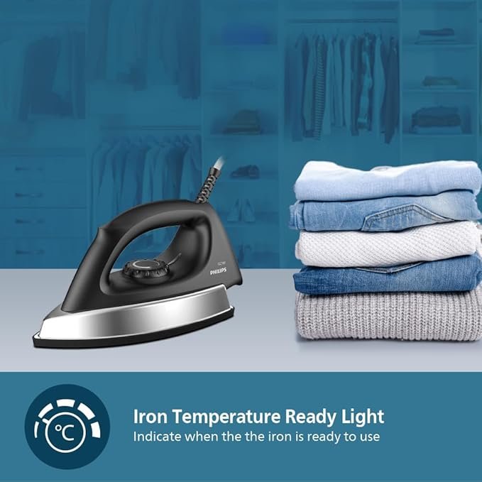 PHILIPS Stainless_Steel Heavyweight Dry Iron - Image 3