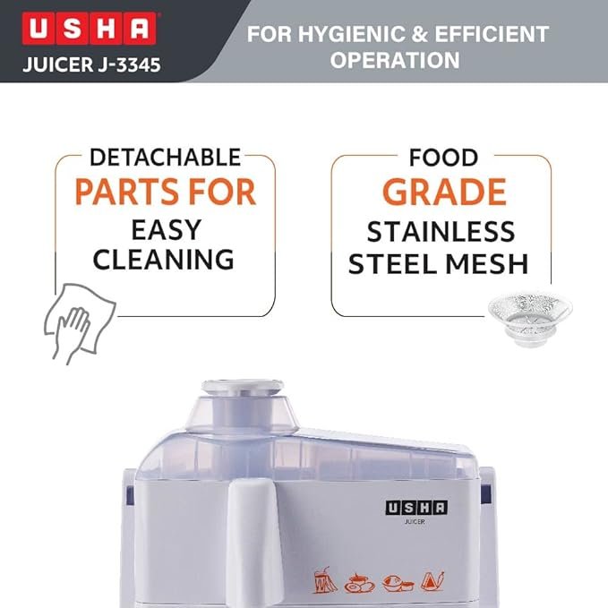 USHA J 3345 450 Watts Juicer - Image 3