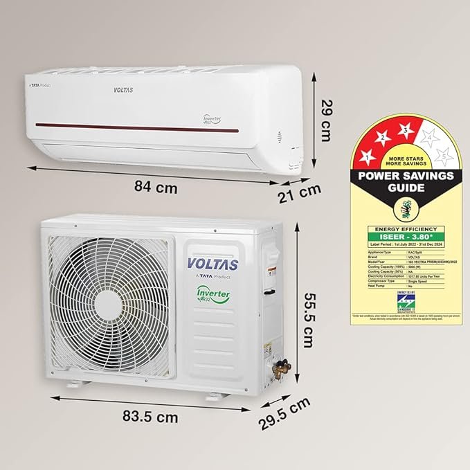 Voltas 1.5 Ton 3 Star Fixed Speed Split AC - Image 5