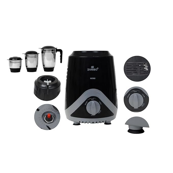 ZANIBO NITRO MG-550W Mixer Grinder - Image 3