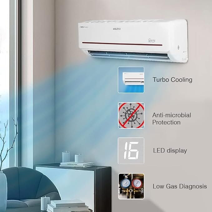 Voltas 1.5 Ton 3 Star Fixed Speed Split AC - Image 3