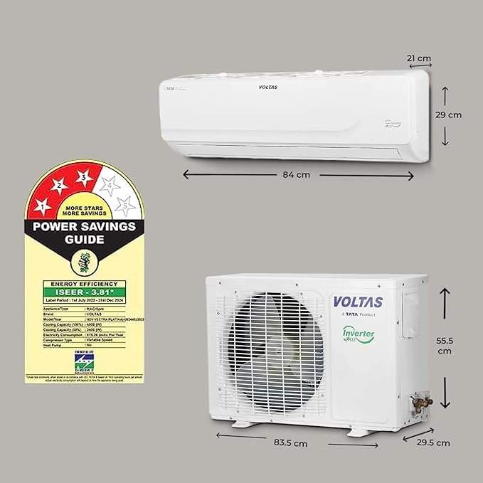 Voltas 1.5 Ton 3 Star, Inverter Split AC - Image 5